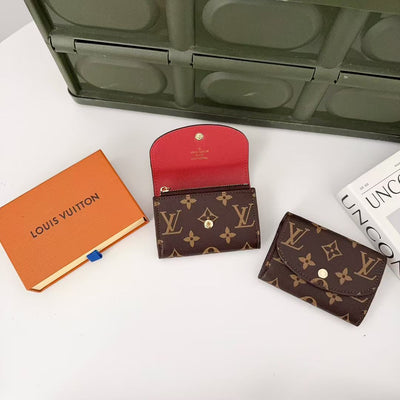 Luxury Monogram Compact Wallet Collection
