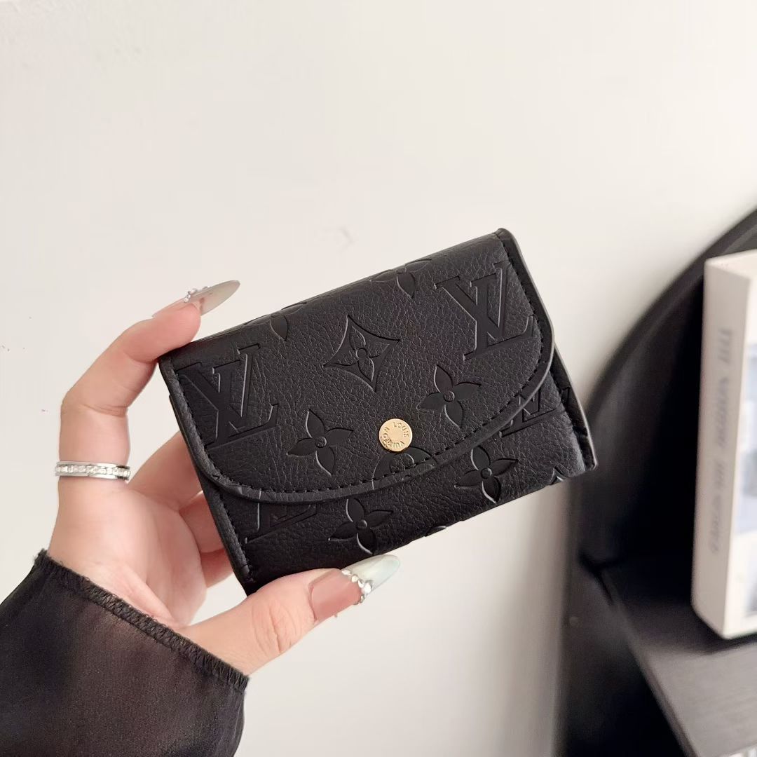 Luxury Monogram Compact Wallet Collection