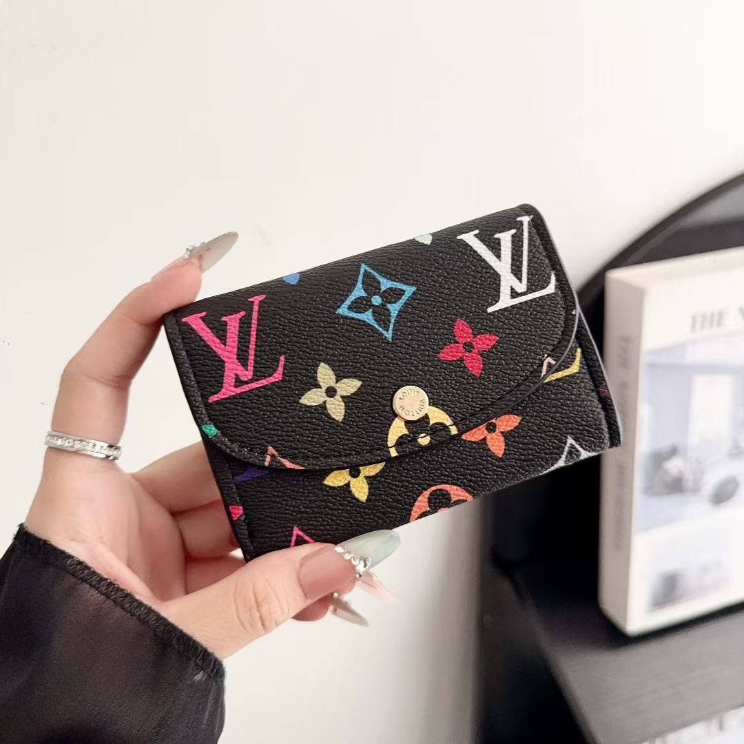 Luxury Monogram Compact Wallet Collection