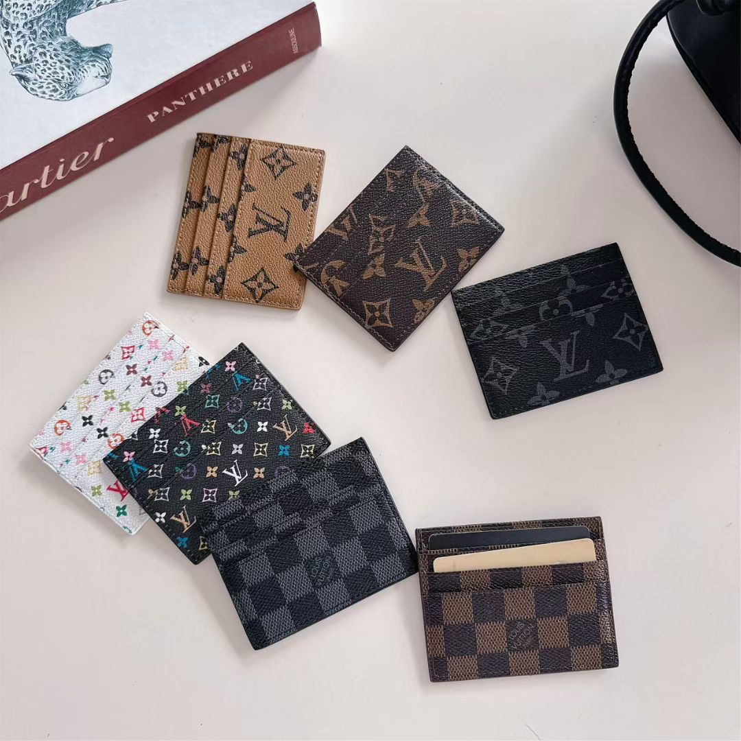 Classic Designer-Inspired Card Holder for Men & Women