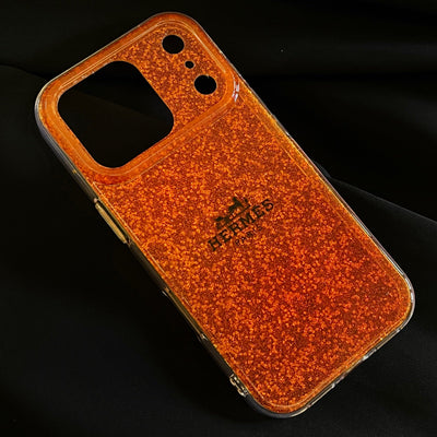 Premium Sparkling Orange Protective Phone Case