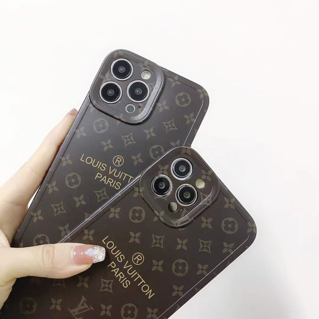 Chic Luxury LV Monogram Lady iPhone Case