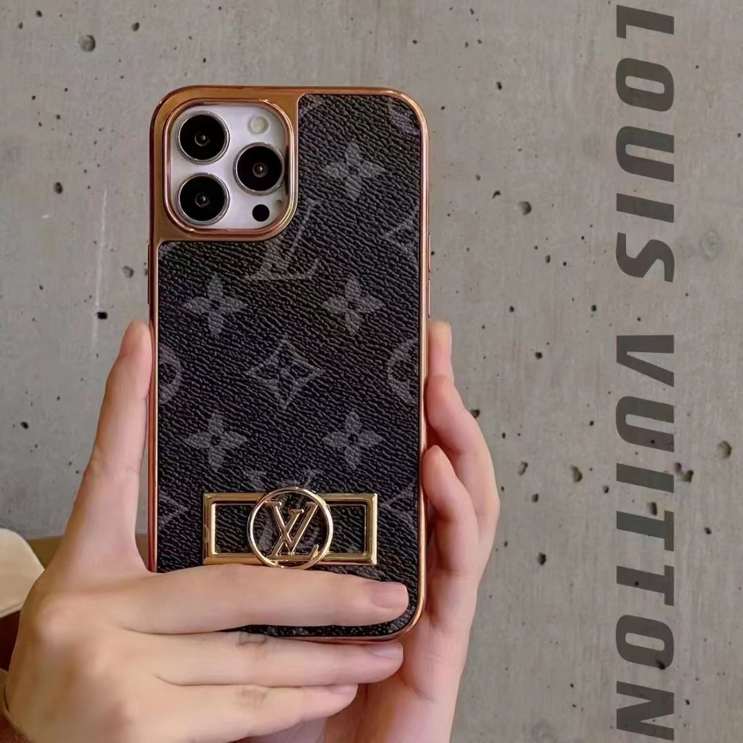 Luxury LV-Inspired Monogram iPhone Case Collection