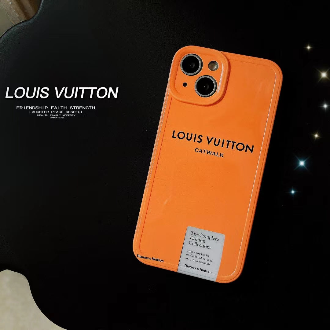 LV-Inspired Catwalk Glossy Phone Case