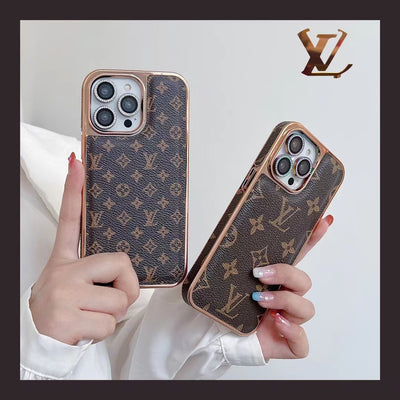 Chic LV Monogram iPhone Case – Premium Luxury Style