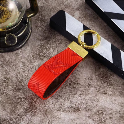 Luxury LV Monogram Keychain Collection – Vibrant Colors with Elegant Gold Hardware