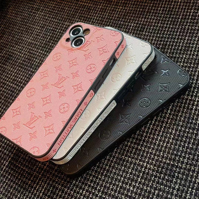 LV-Inspired Embossed Monogram Phone Case Collection