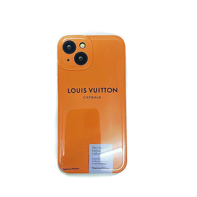 LV-Inspired Catwalk Glossy Phone Case