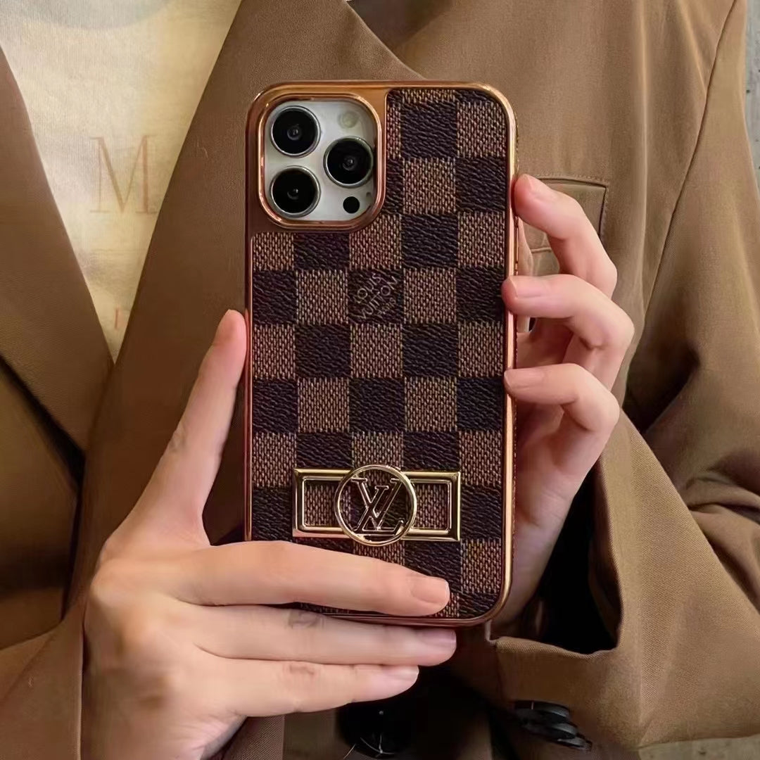 Luxury LV-Inspired Monogram iPhone Case Collection