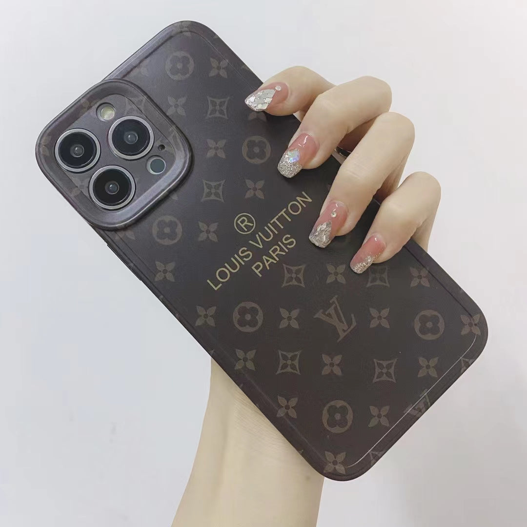 Chic Luxury LV Monogram Lady iPhone Case