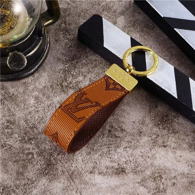 Luxury LV Monogram Keychain Collection – Vibrant Colors with Elegant Gold Hardware