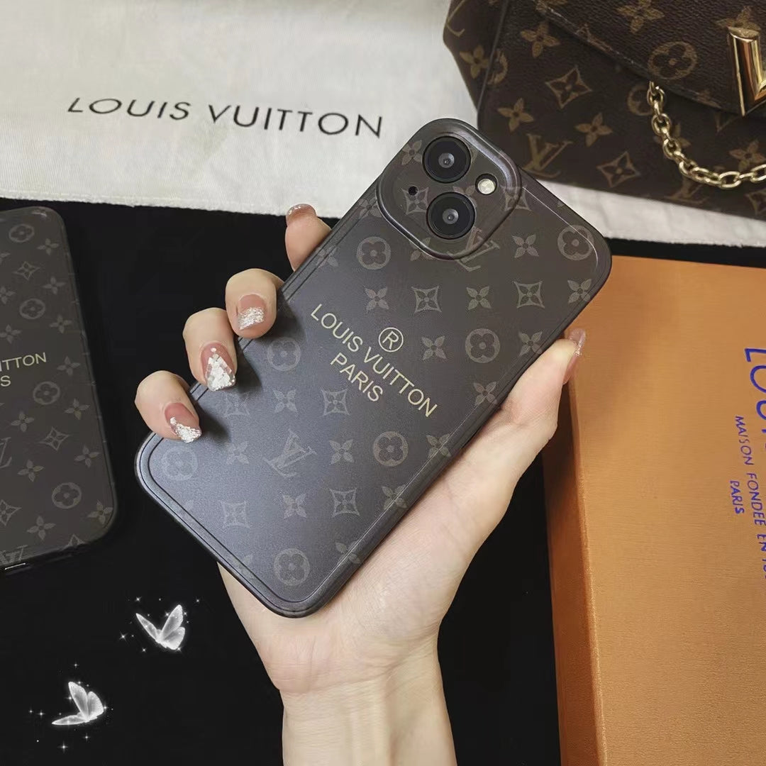 Chic Luxury LV Monogram Lady iPhone Case