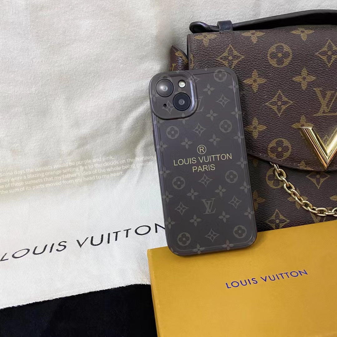 Chic Luxury LV Monogram Lady iPhone Case