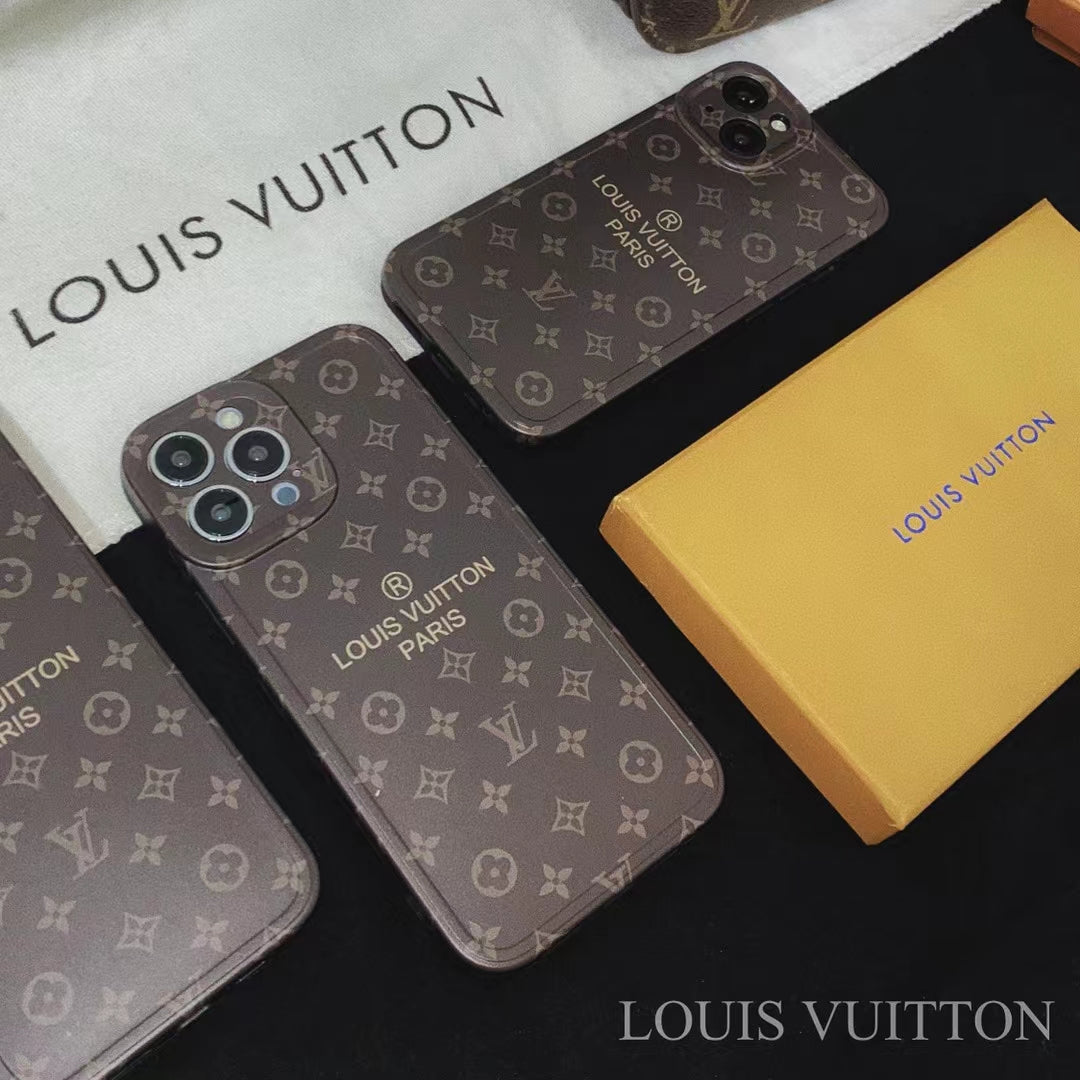 Chic Luxury LV Monogram Lady iPhone Case