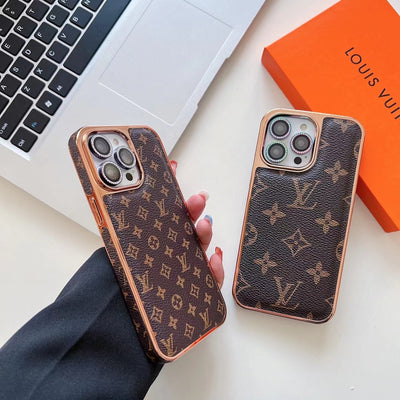 Chic LV Monogram iPhone Case – Premium Luxury Style