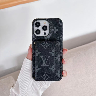 LV Monogram iPhone Case: Stylish Protection with Card Holder