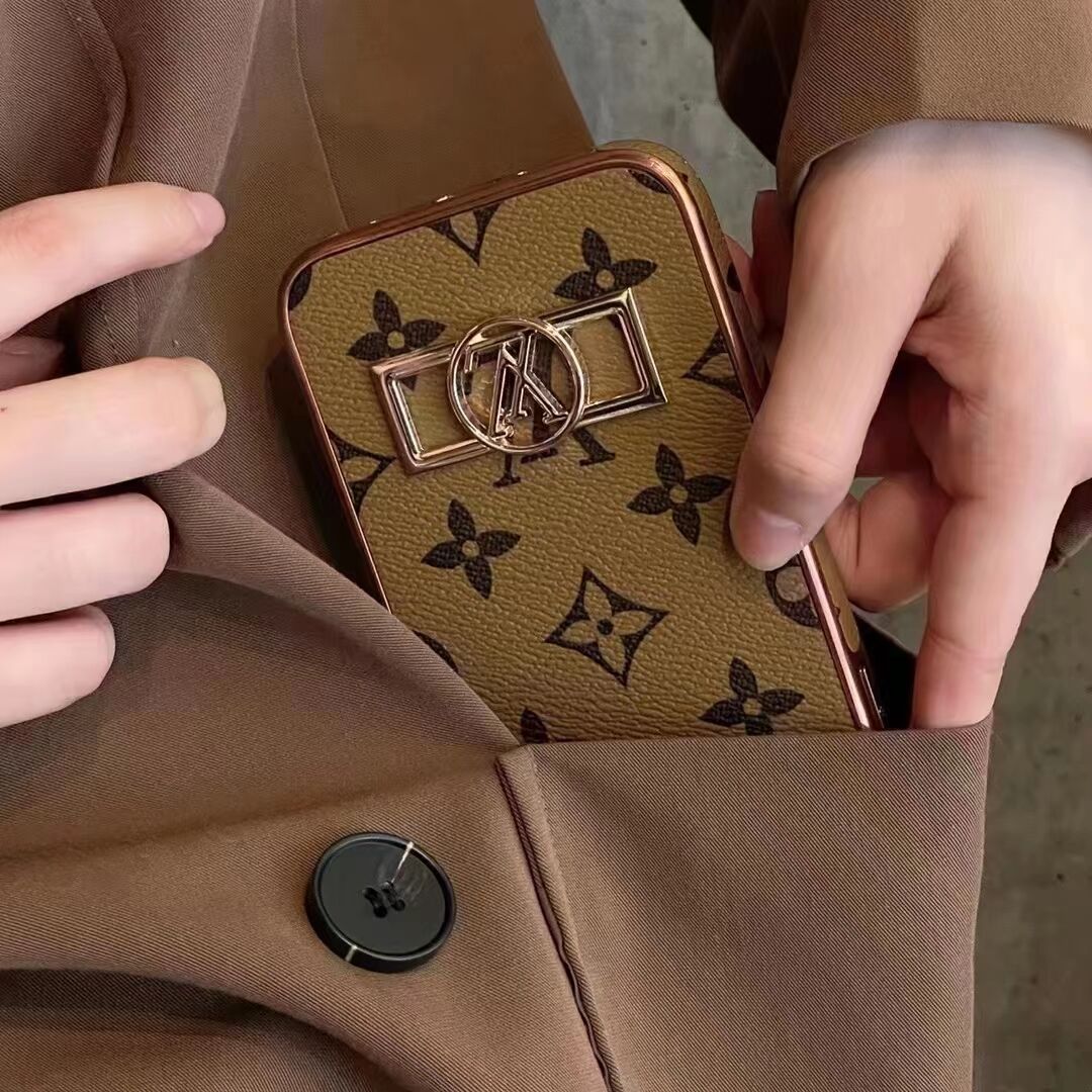 Luxury LV-Inspired Monogram iPhone Case Collection