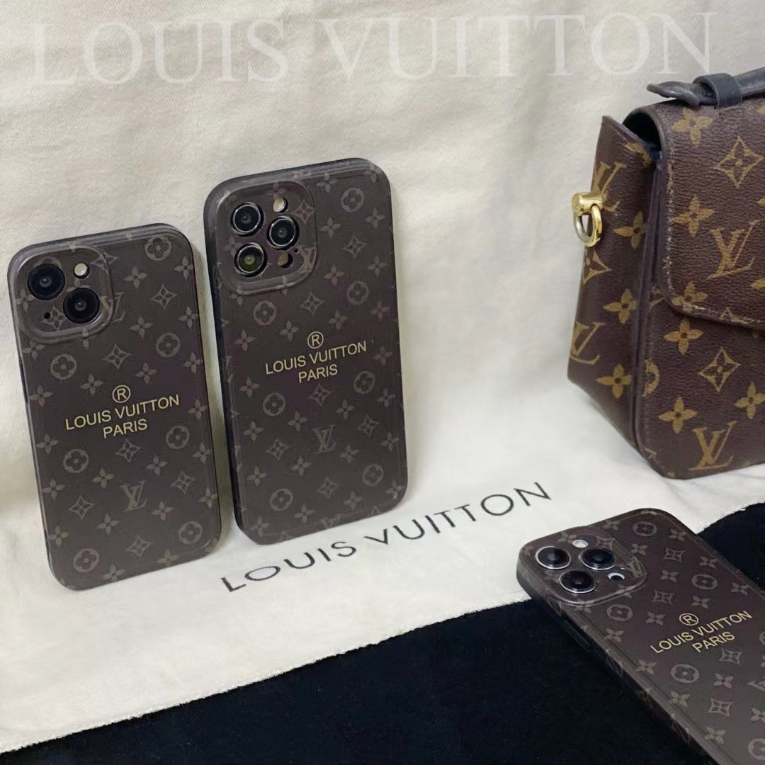 Chic Luxury LV Monogram Lady iPhone Case