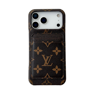 Luxury Monogram Wallet iPhone Case