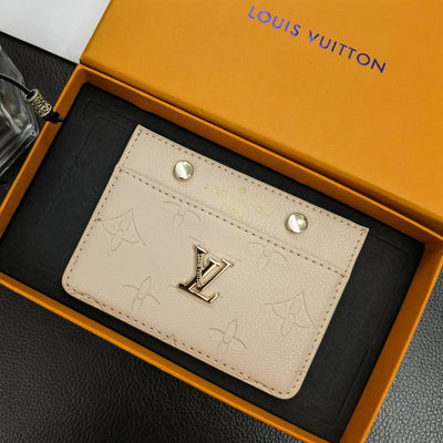 LV Signature Slim Wallet - Premium Leather Detail