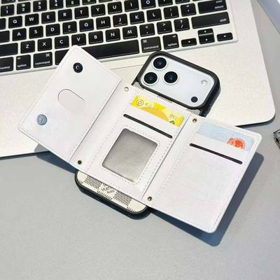 Luxury LV & GG Wallet iPhone Case with Card Holder