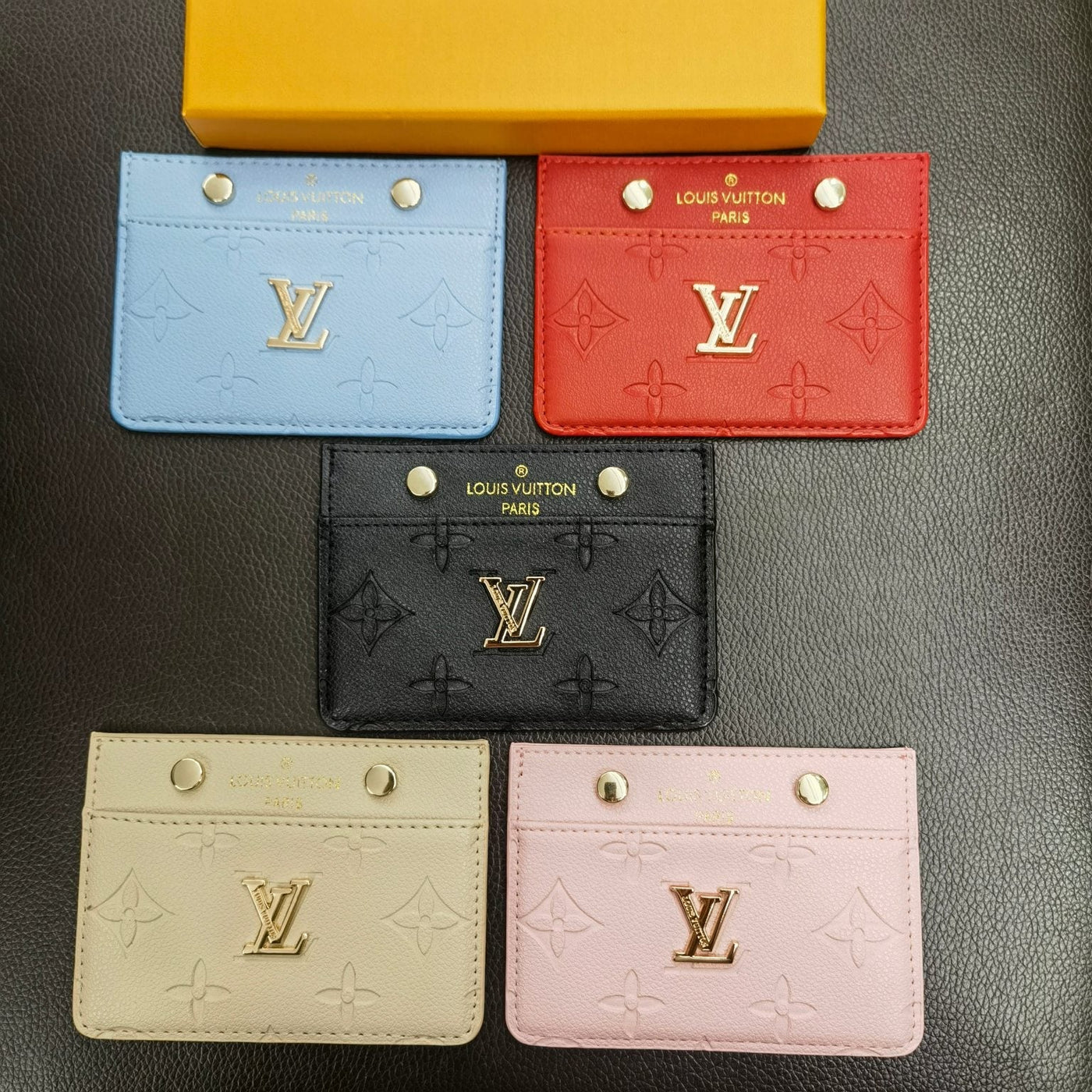 LV Signature Slim Card Holder Wallet - Front View