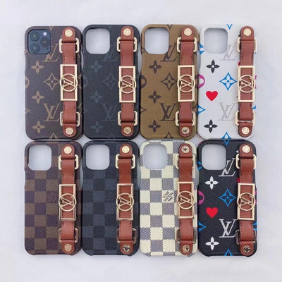  LV iPhone case with hand strap