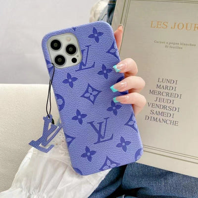 Elegant Lady's iPhone Case with LV Monogram Pattern