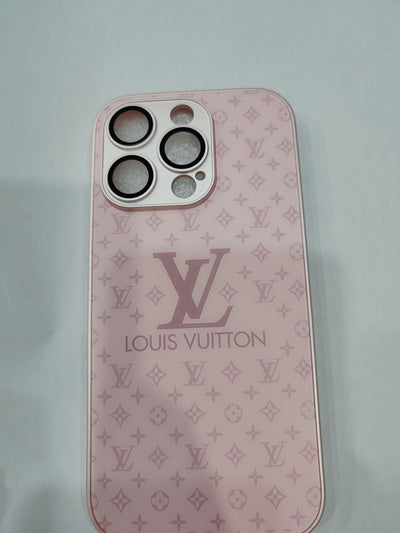 LV Shiny Luxury iPhone Case & Lens Protector