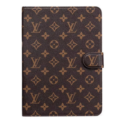 Trendy Luxury LV Monogram iPad Case with Card Holder