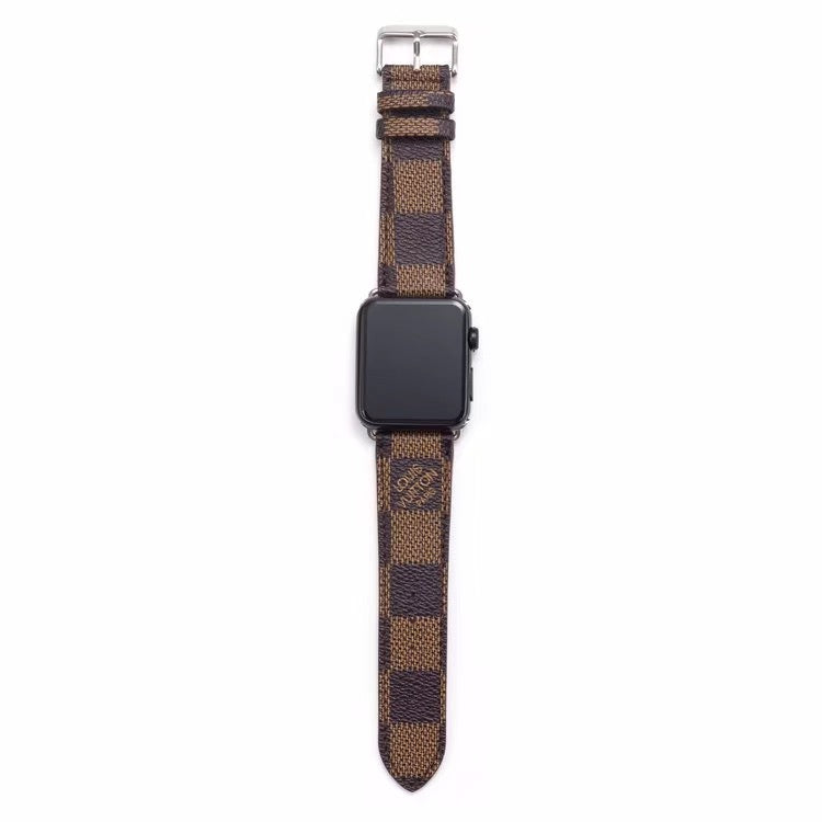 Sophisticated Louis Vuitton monogram Apple Watch band