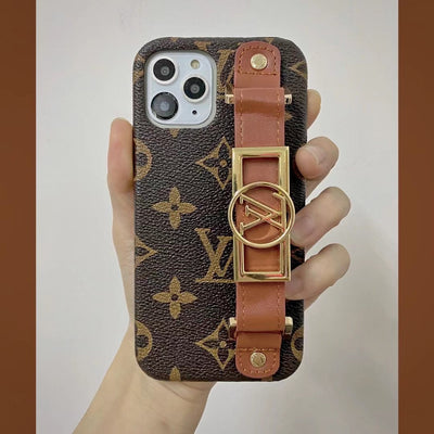 LV branded iPhone case in luxurious design