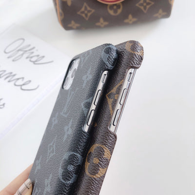 High-quality phone case with luxury designer logos