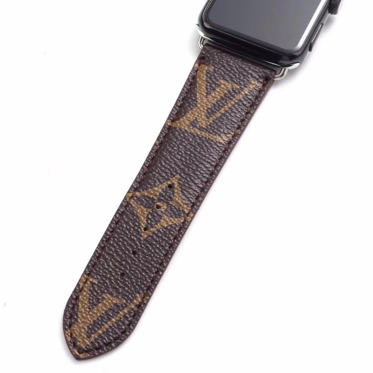 Designer Louis Vuitton monogram Apple Watch accessory