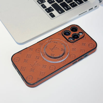 Luxury LV MagSafe Phone Case with Monogram Pattern
