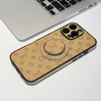 Luxury LV MagSafe Phone Case with Monogram Pattern