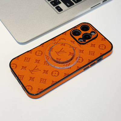 Luxury LV MagSafe Phone Case with Monogram Pattern