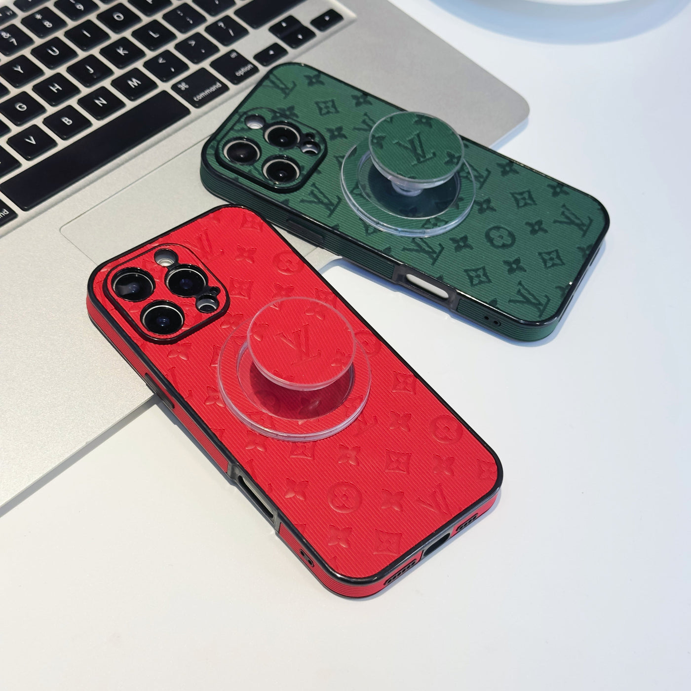 Luxury LV MagSafe Phone Case with Monogram Pattern