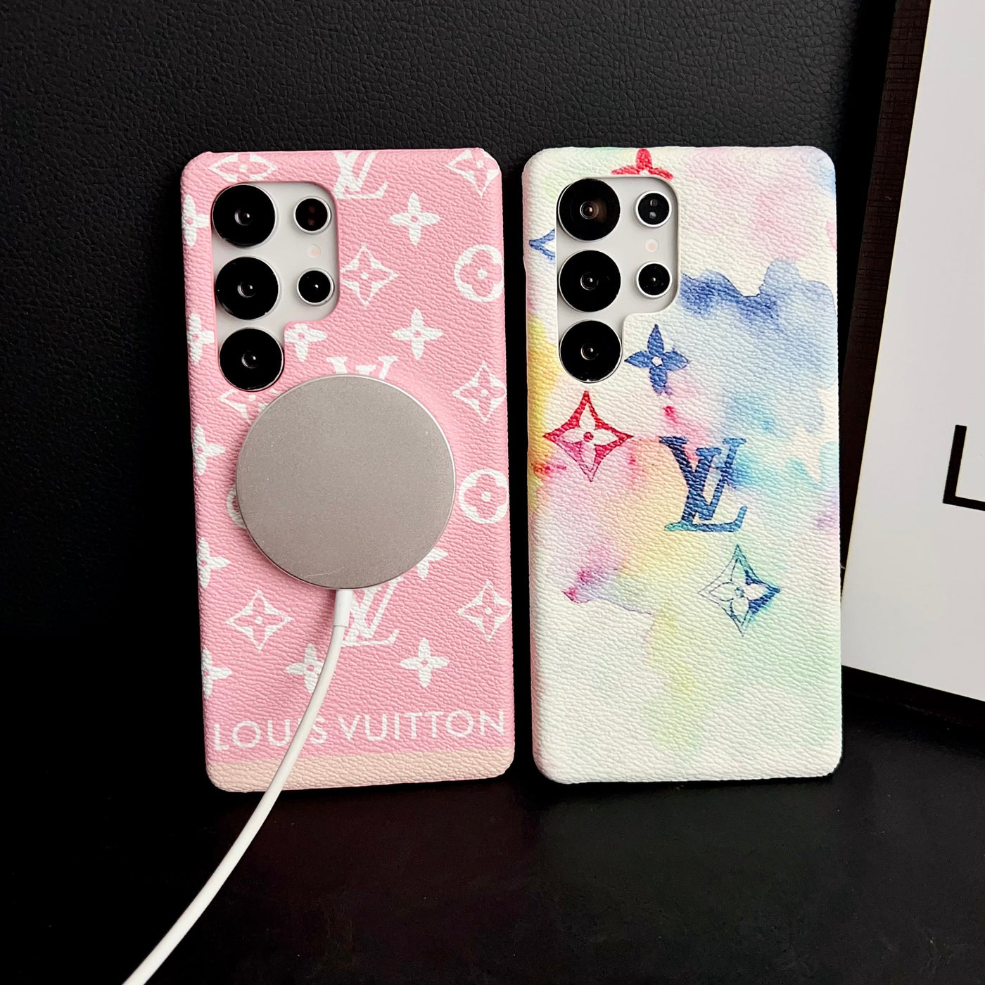 Luxury LV Samsung Case with MagSafe & Ring