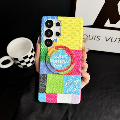 Luxury LV Samsung Case with MagSafe & Ring