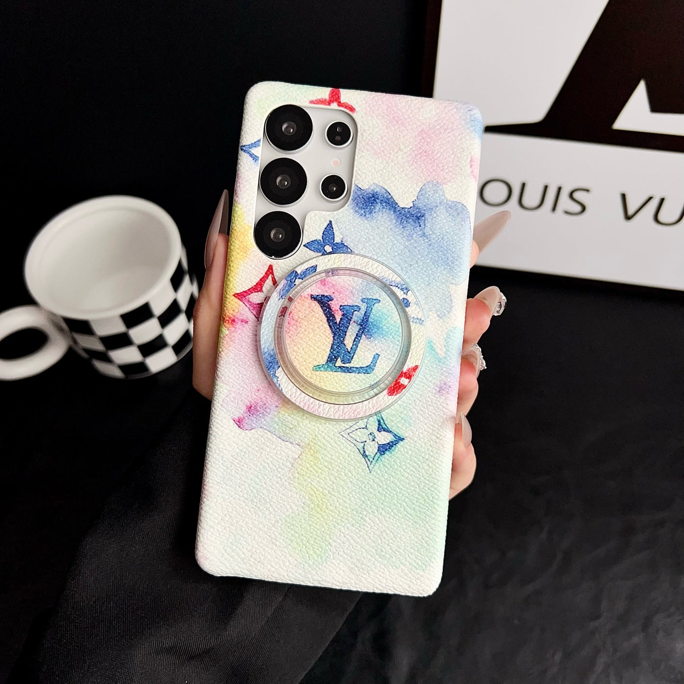 Luxury LV Samsung Case with MagSafe & Ring