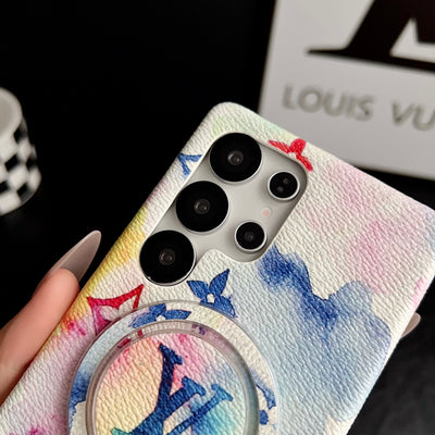 Luxury LV Samsung Case with MagSafe & Ring