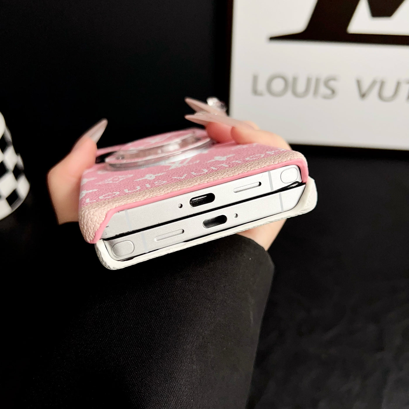 Luxury LV Samsung Case with MagSafe & Ring
