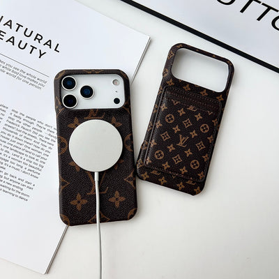 Luxury Monogram Wallet iPhone Case