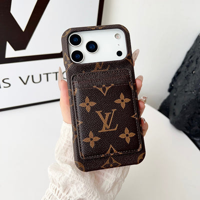 Luxury Monogram Wallet iPhone Case