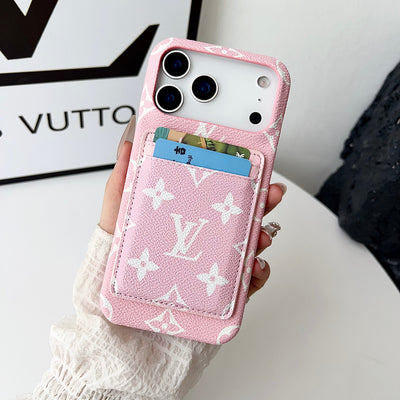 Luxury Monogram Wallet iPhone Case
