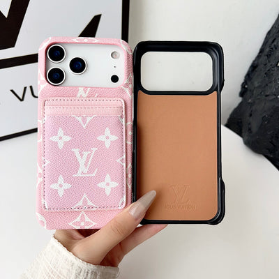 Luxury Monogram Wallet iPhone Case