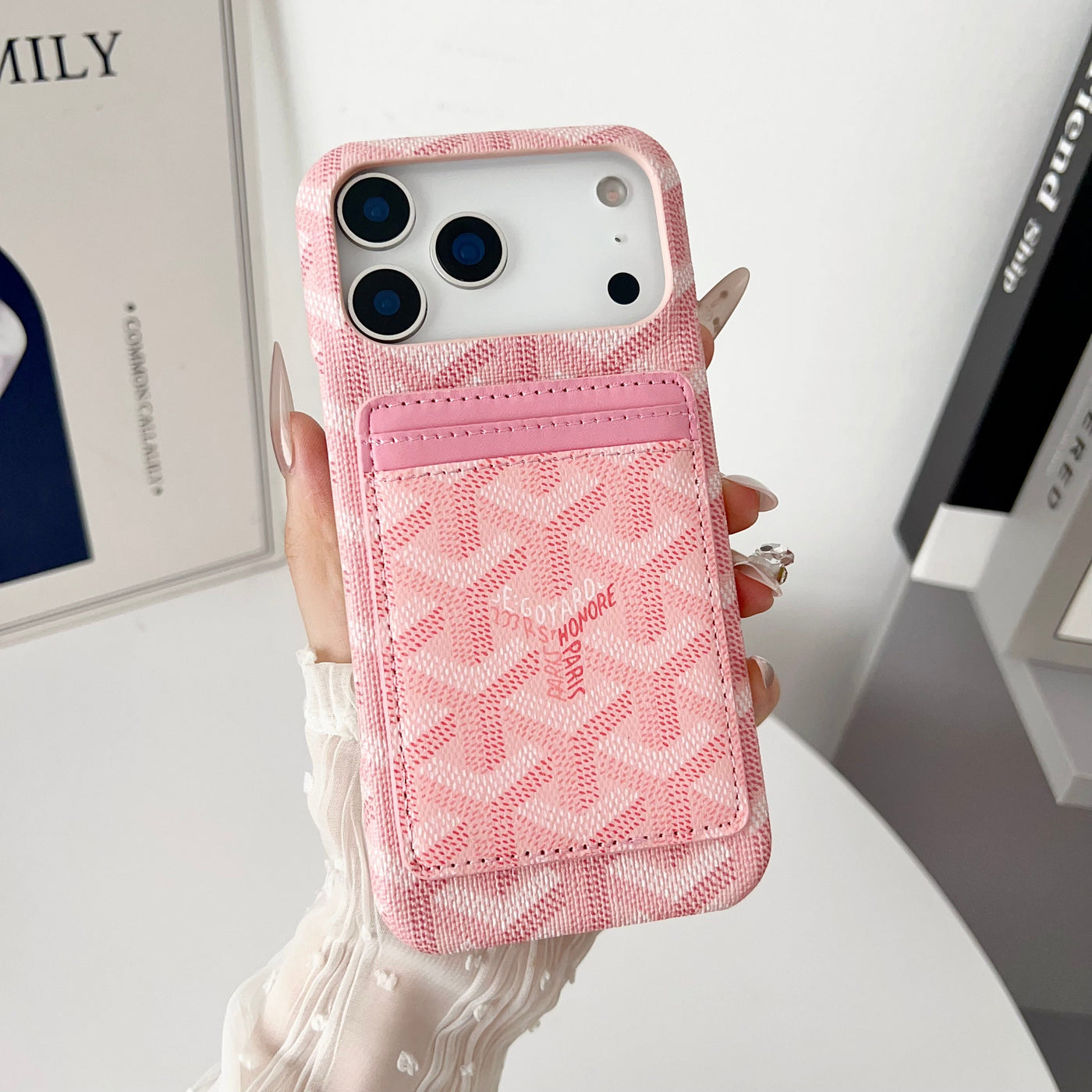 Luxury GY iPhone Wallet Case with MagSafe & Card Holder