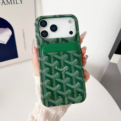 Luxury GY iPhone Wallet Case with MagSafe & Card Holder