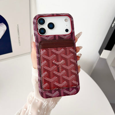 Luxury GY iPhone Wallet Case with MagSafe & Card Holder